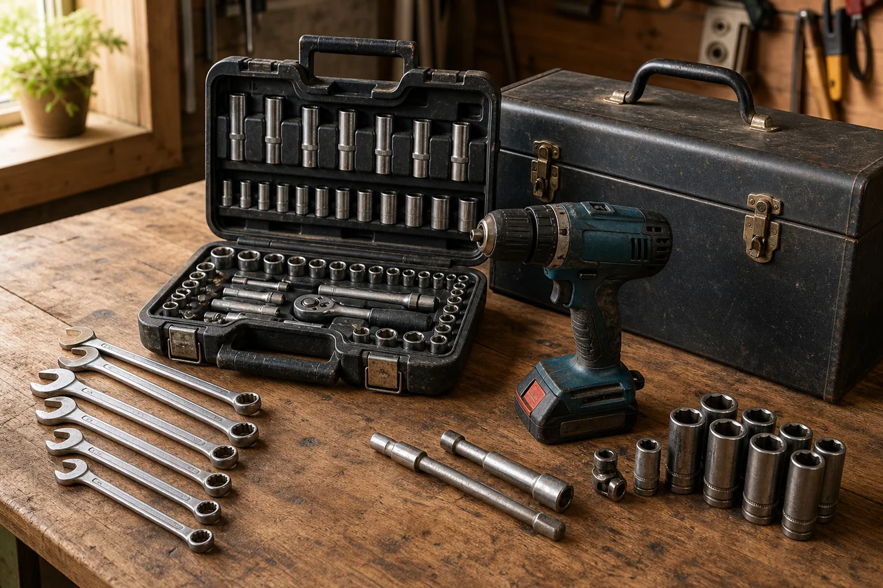 Sample workshop tools lot